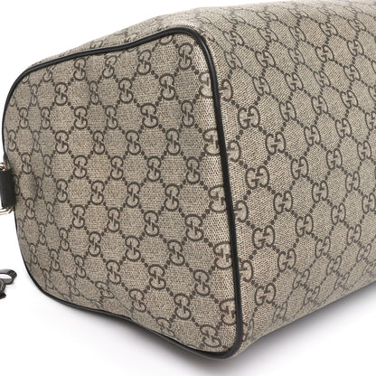 Gucci GG Plus Monogram Tattoo Heart Medium Joy Boston Dark Brown 9 of 13