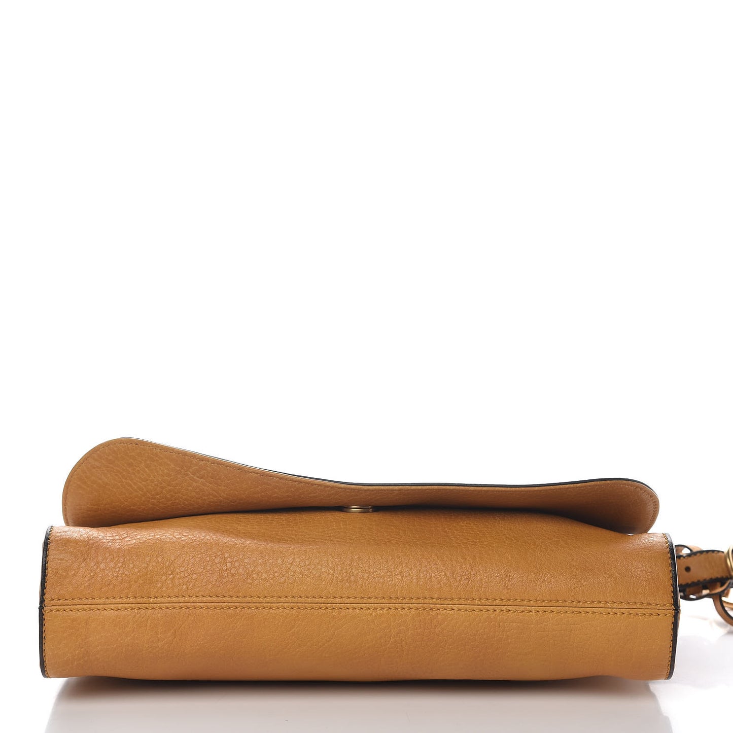 Calfskin Medium Harness Shoulder Bag Yellow