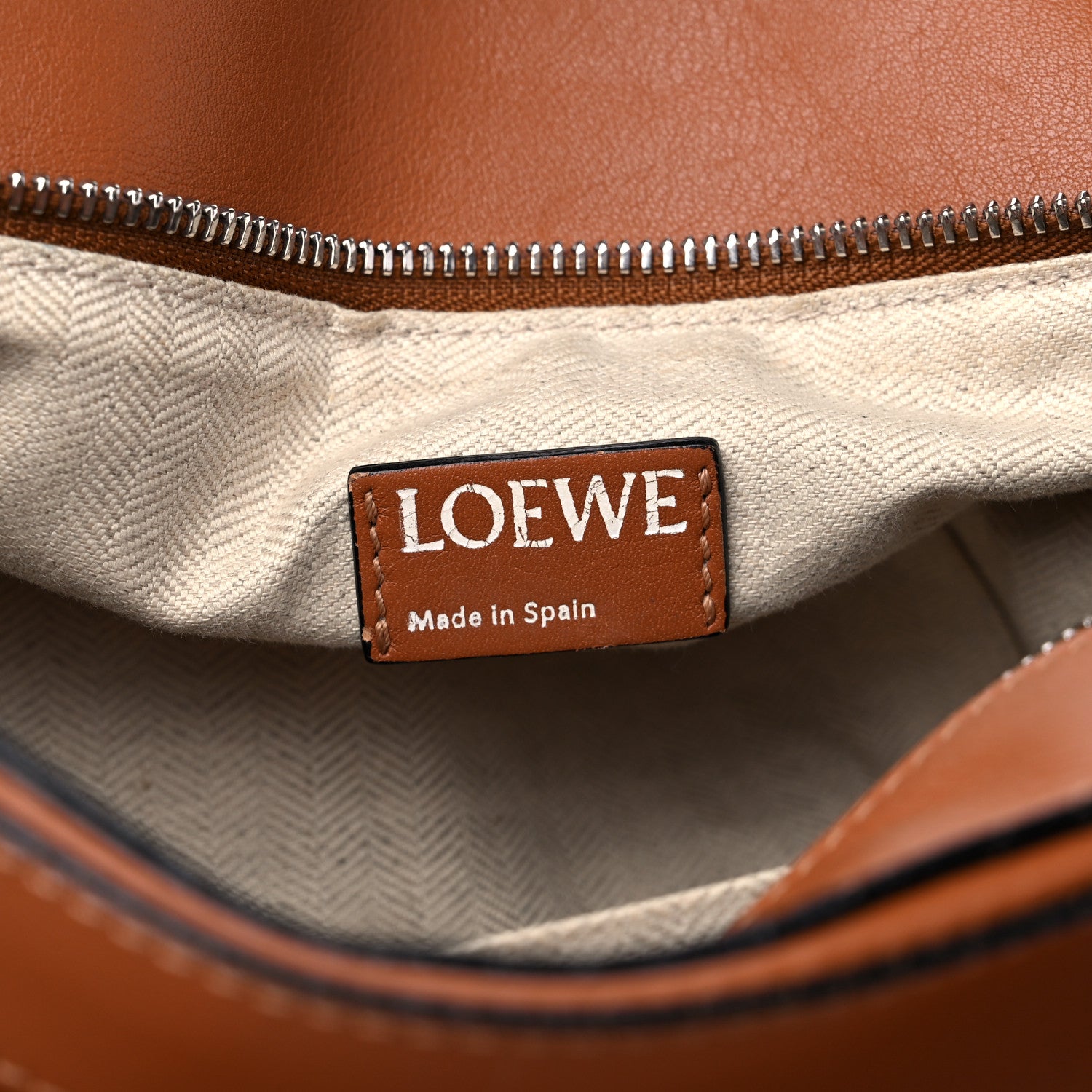 Loewe Calfskin Medium Puzzle Bag Tan 6 of 23