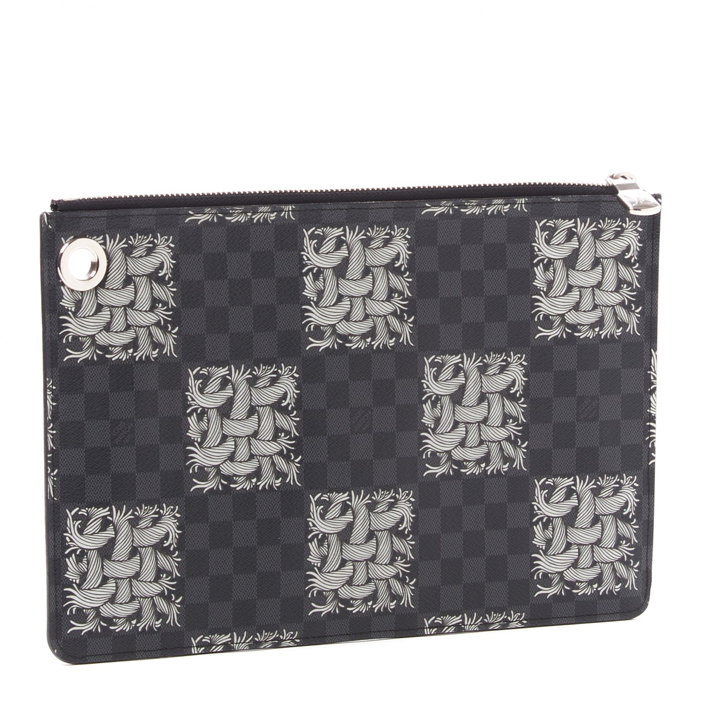 Damier Graphite Rope Pochette Jour PM White