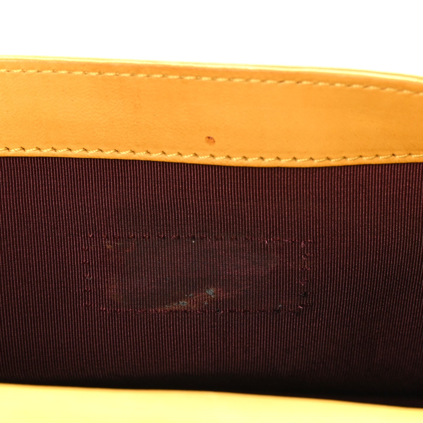 Lambskin Horizontal Boy Brick Flap Yellow