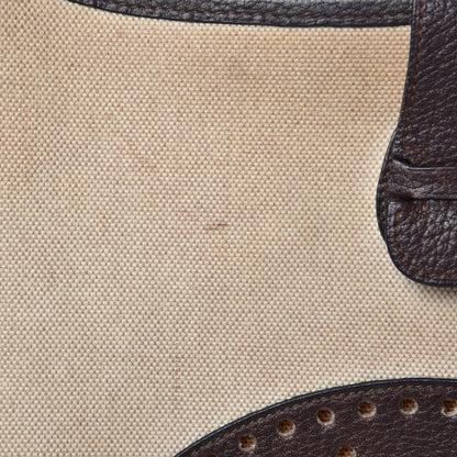 Hermes Toile Natural Barenia Evelyne GM Ebene 9 of 16