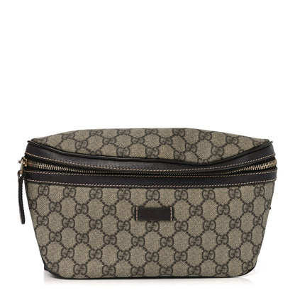 Gucci GG Supreme Monogram Belt Bag Dark Brown 1 of 9