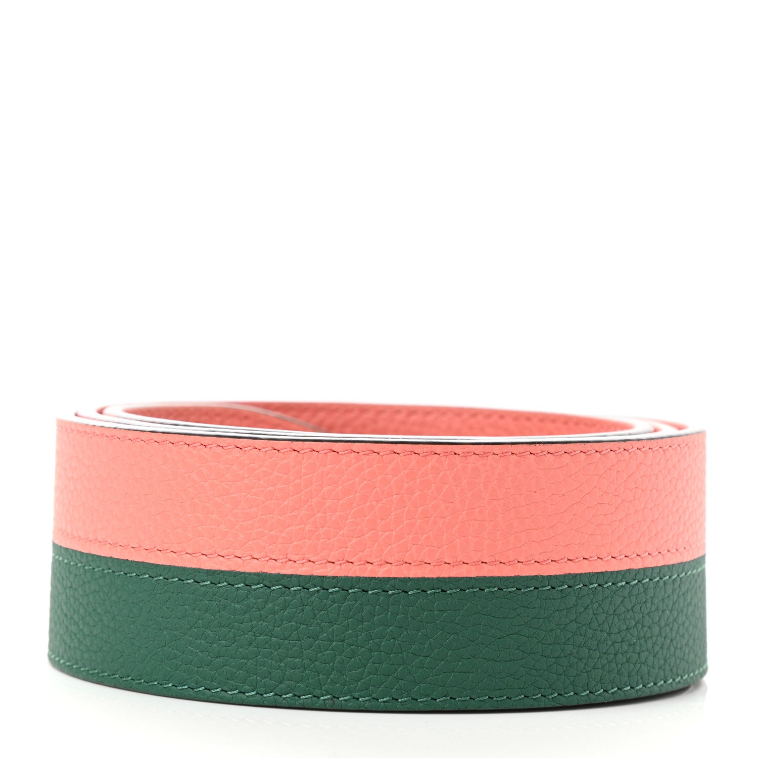 Moynat Taurillon Blush Across Strap Flamingo Emerald 2 of 5