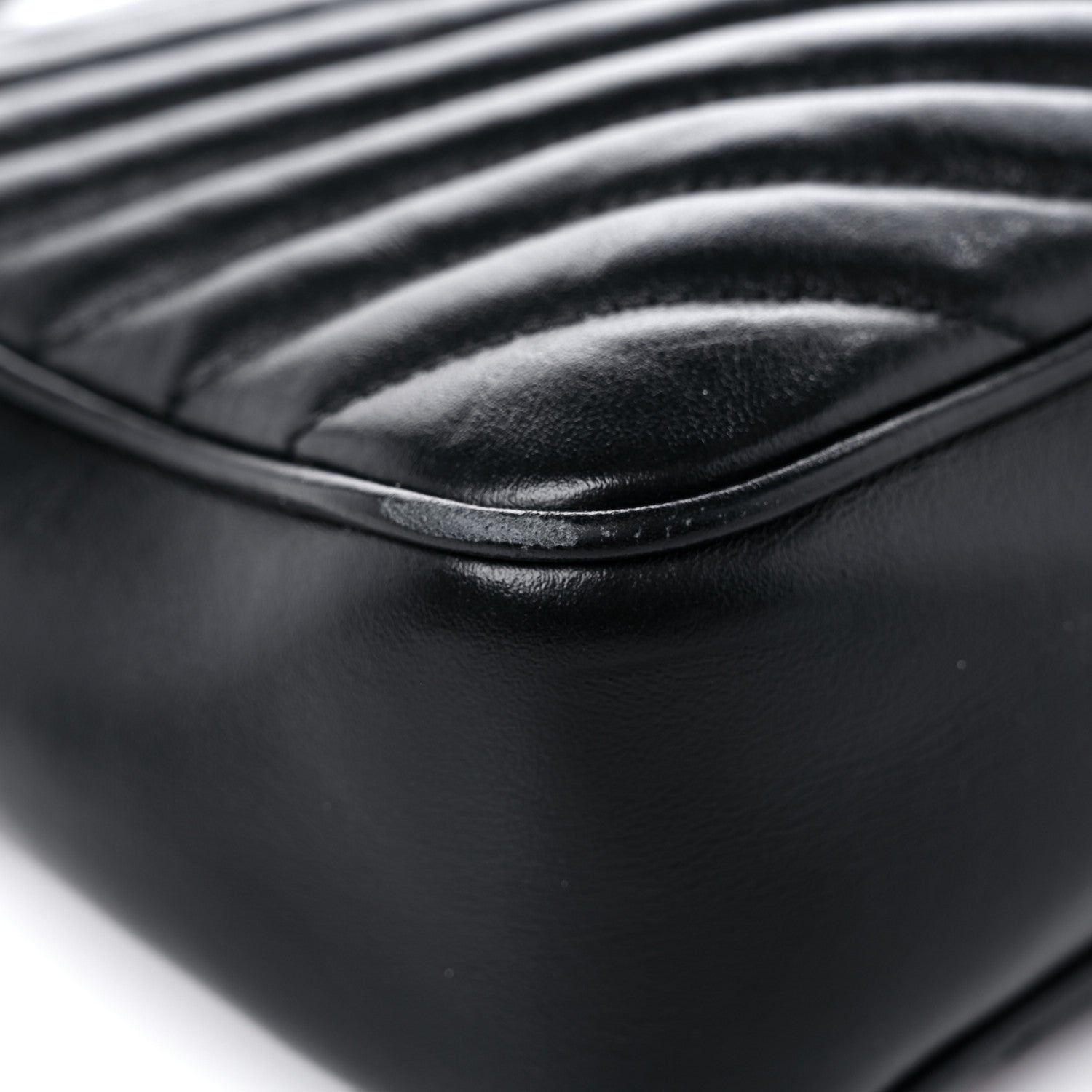 Saint Laurent Calfskin Matelasse Monogram Lou Camera Bag Black 8 of 18