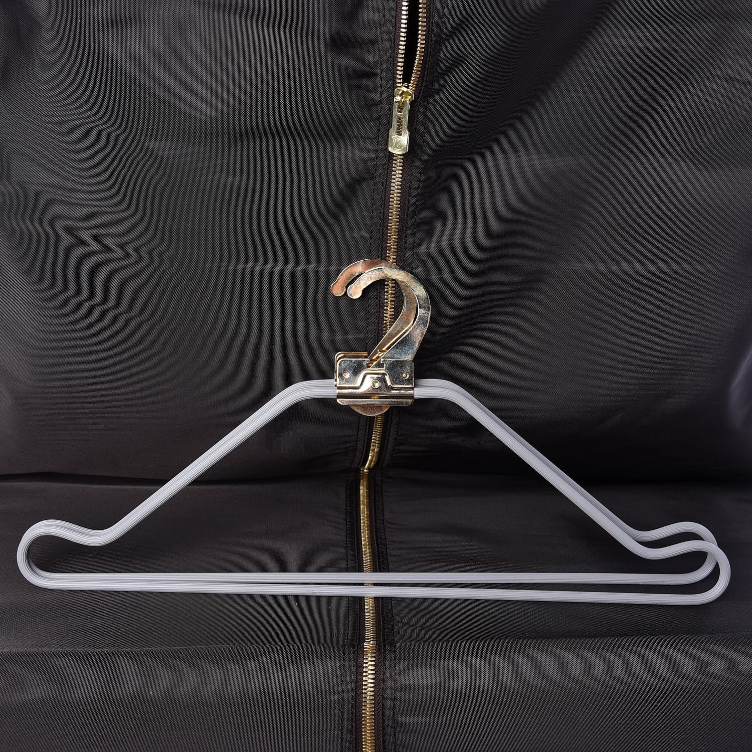 Louis Vuitton Monogram Garment Cover 2 Hangers 7 of 8