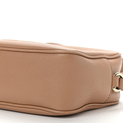 Gucci Pebbled Calfskin Small Soho Disco Bag Camelia 9 of 10