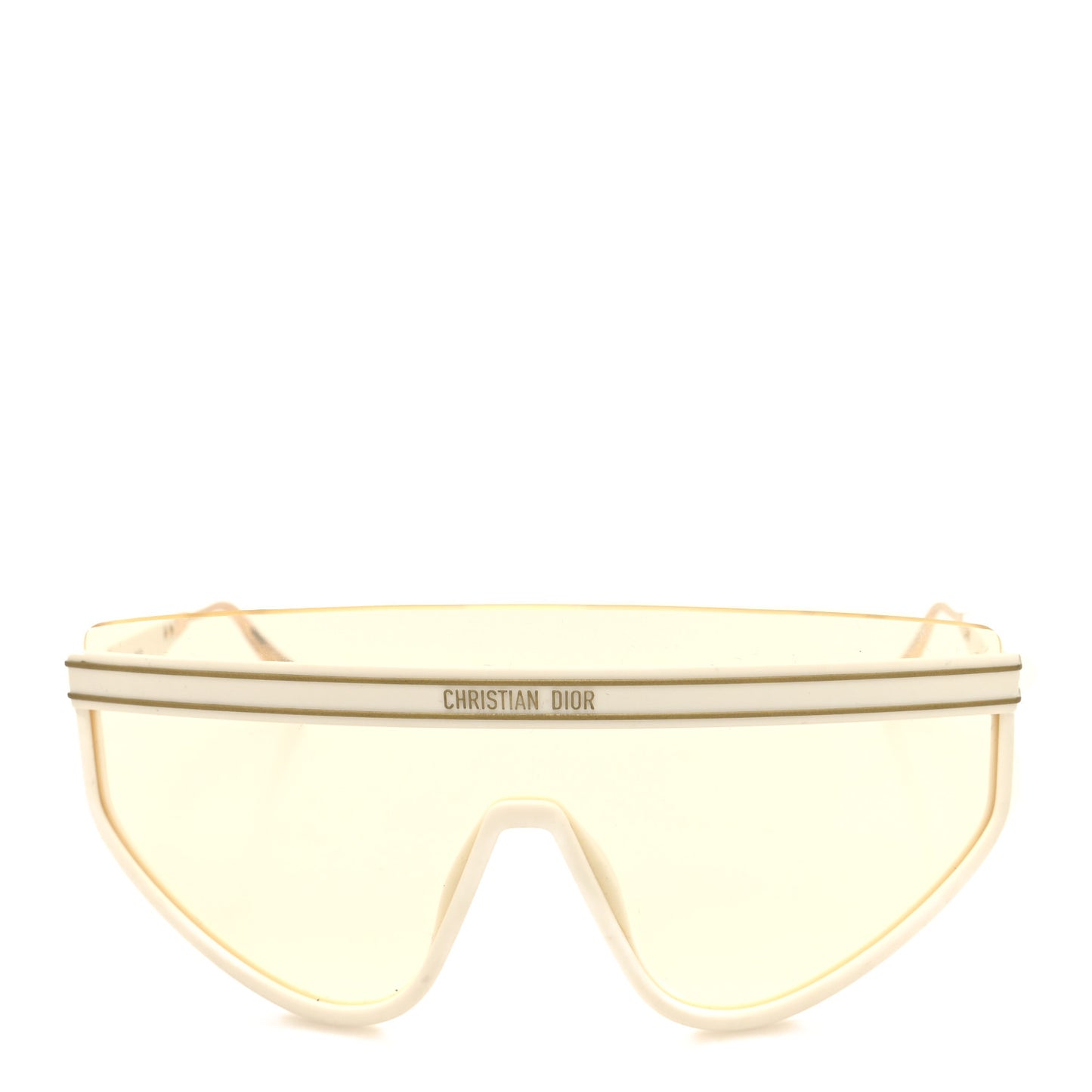 Acetate Mask DiorClub M2U Sunglasses Translucent Ivory