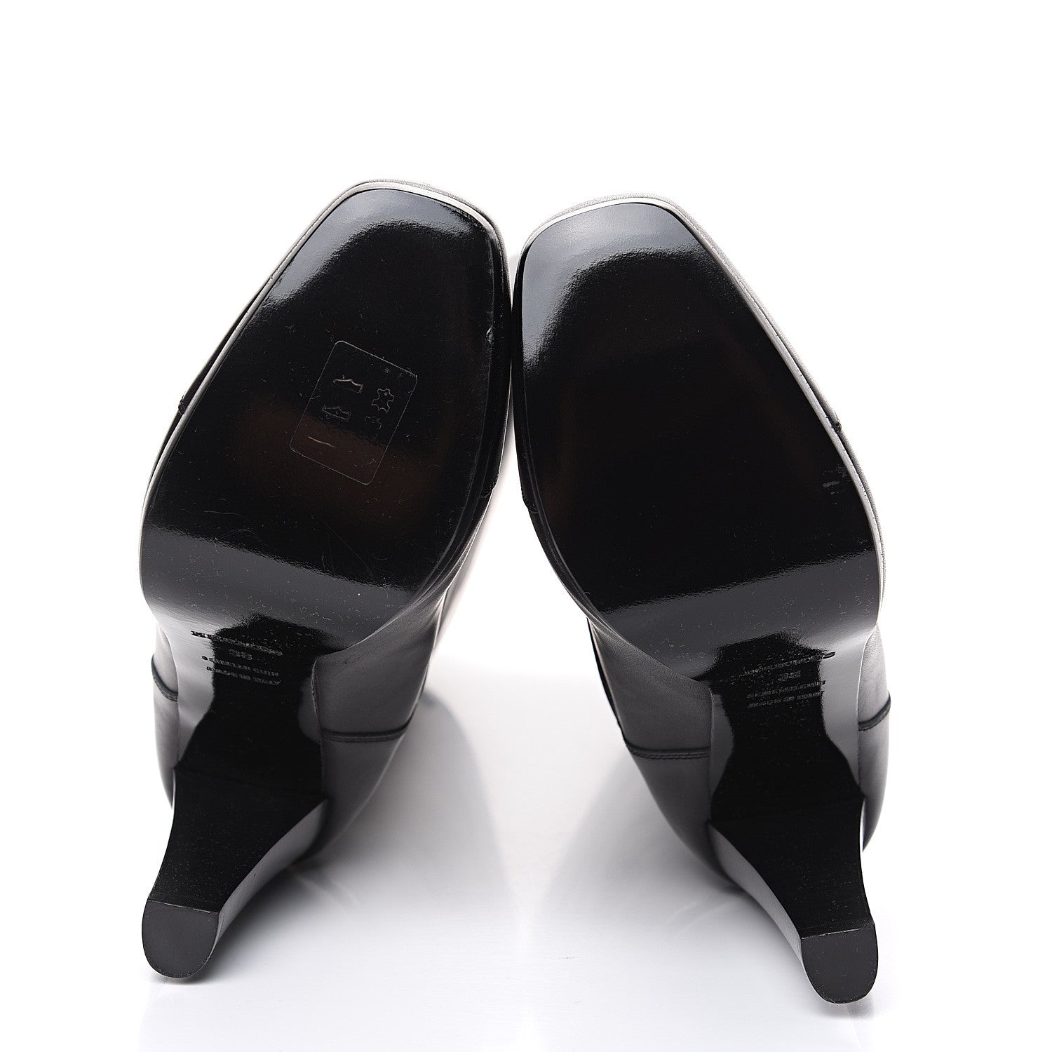Hermes Calfskin Knee High Riding Boots 38 Black 5 of 8