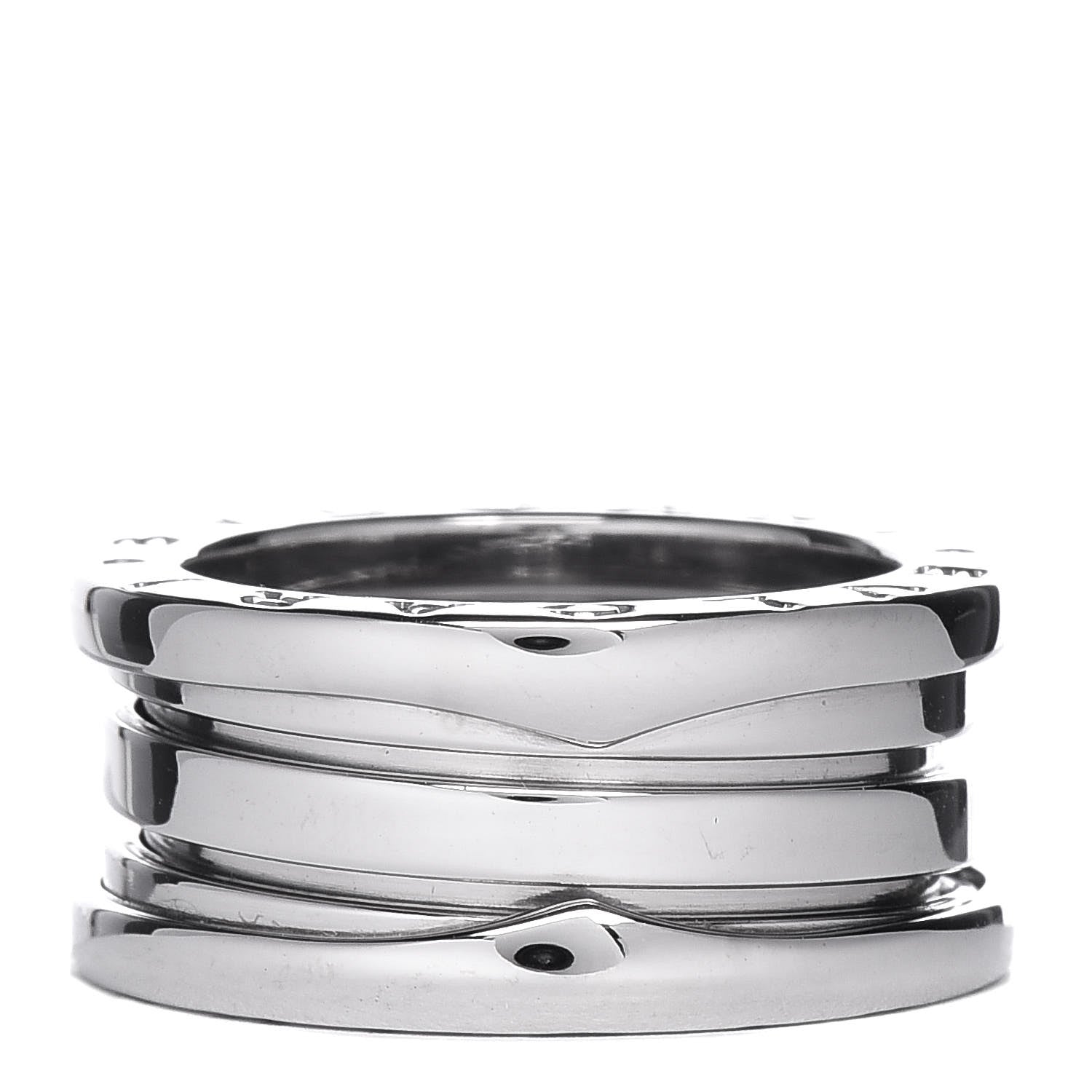 Bulgari 18K White Gold B.Zero1 Three-Band Ring 48 4.5 3 of 5