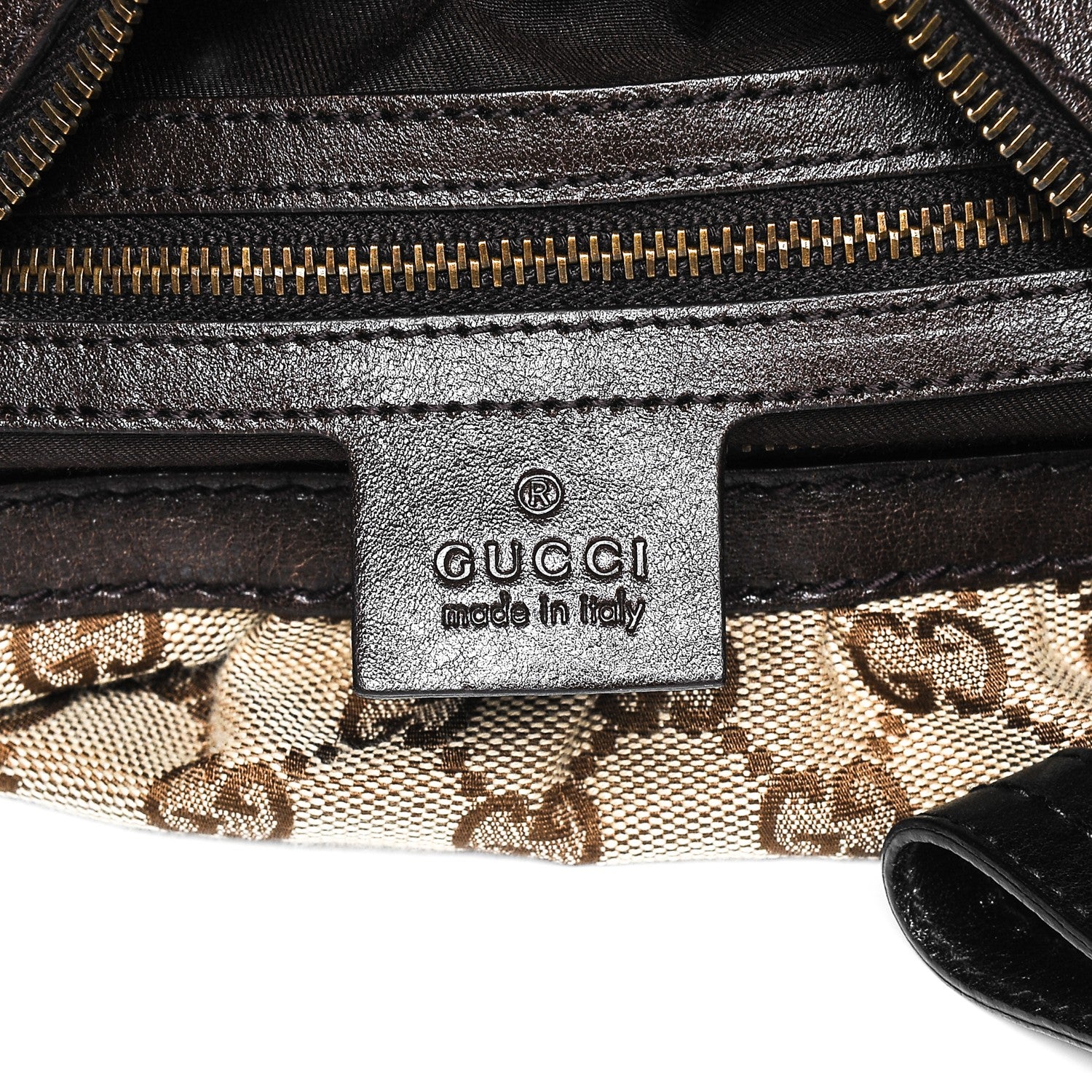 Gucci Monogram Medium Interlocking Hobo Dark Brown 6 of 7