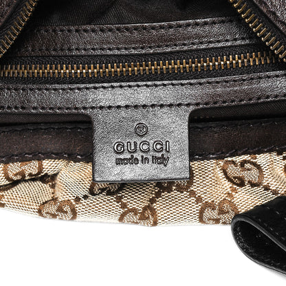 Gucci Monogram Medium Interlocking Hobo Dark Brown 6 of 7