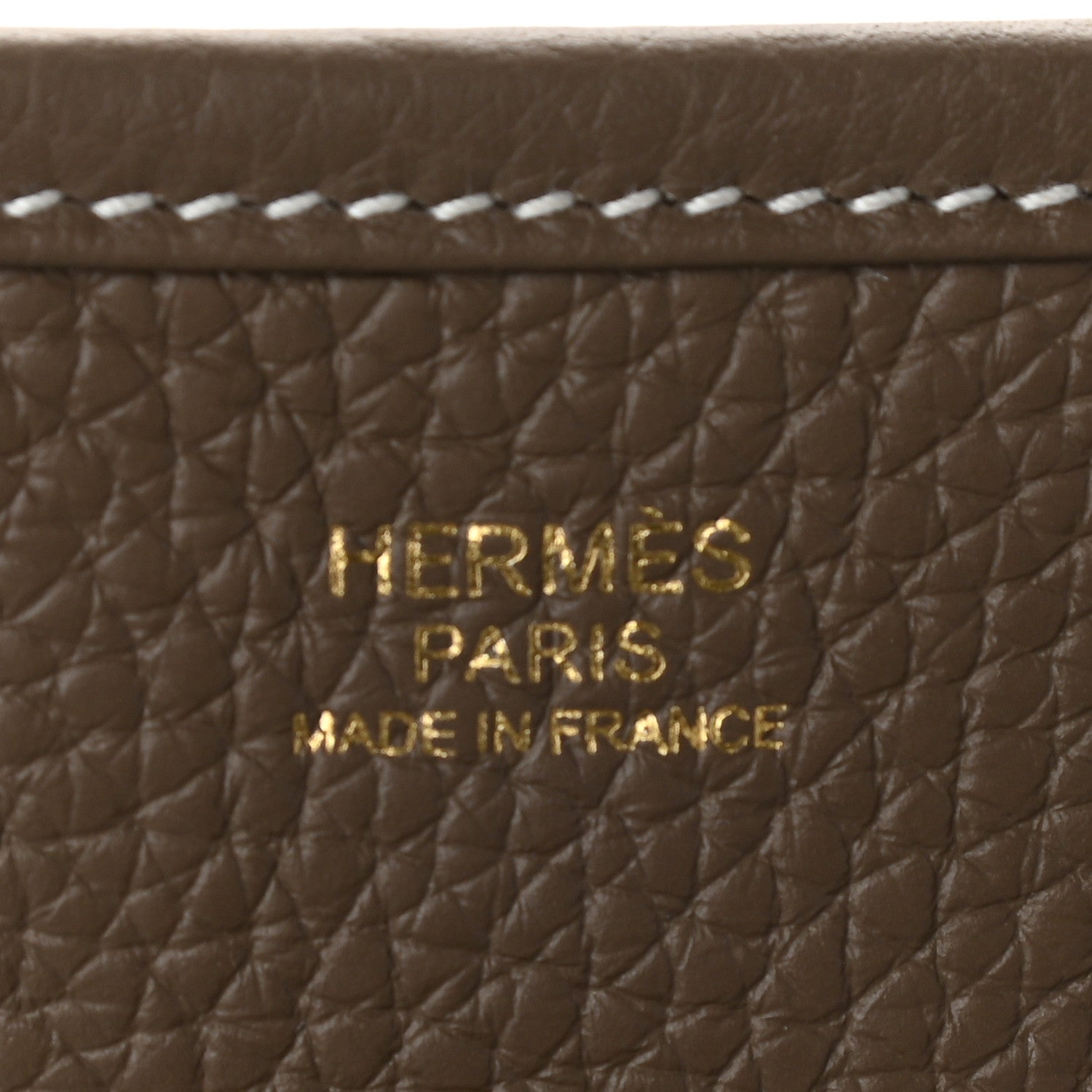 Hermes Taurillon Clemence Evelyne III PM Etoupe 5 of 8