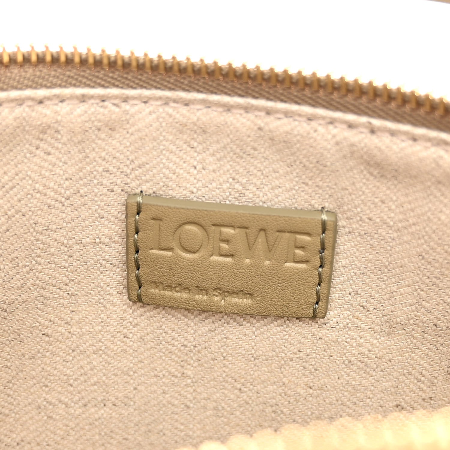 Loewe Calfskin Mini Hammock Hobo Clay Green 6 of 9