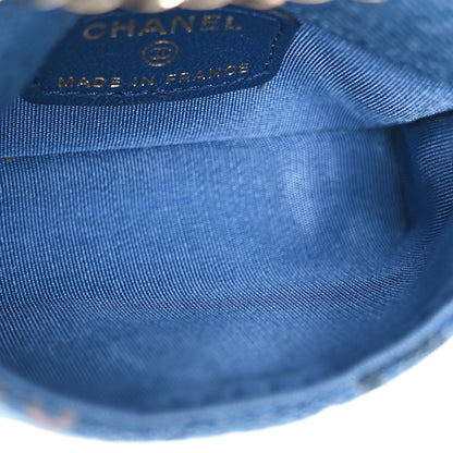 Chanel Denim Quilted Denim Mood Belt Bag Blue Multicolor 5 of 10