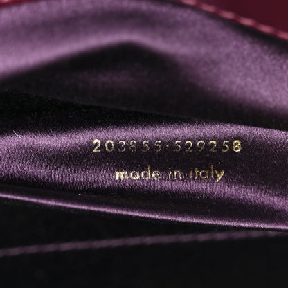 Saint Laurent Textured Patent Calfskin Large Belle De Jour Clutch Berry 7 of 11