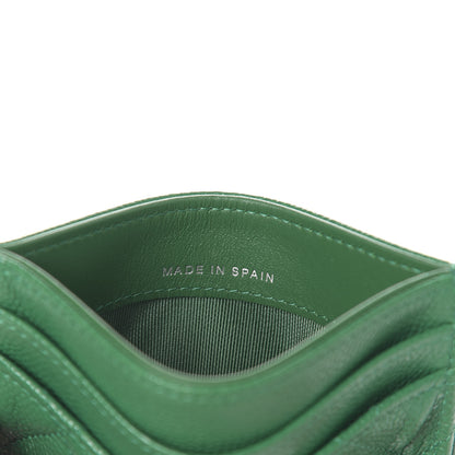 Chanel Caviar Quilted Card Holder Green 7 of 9