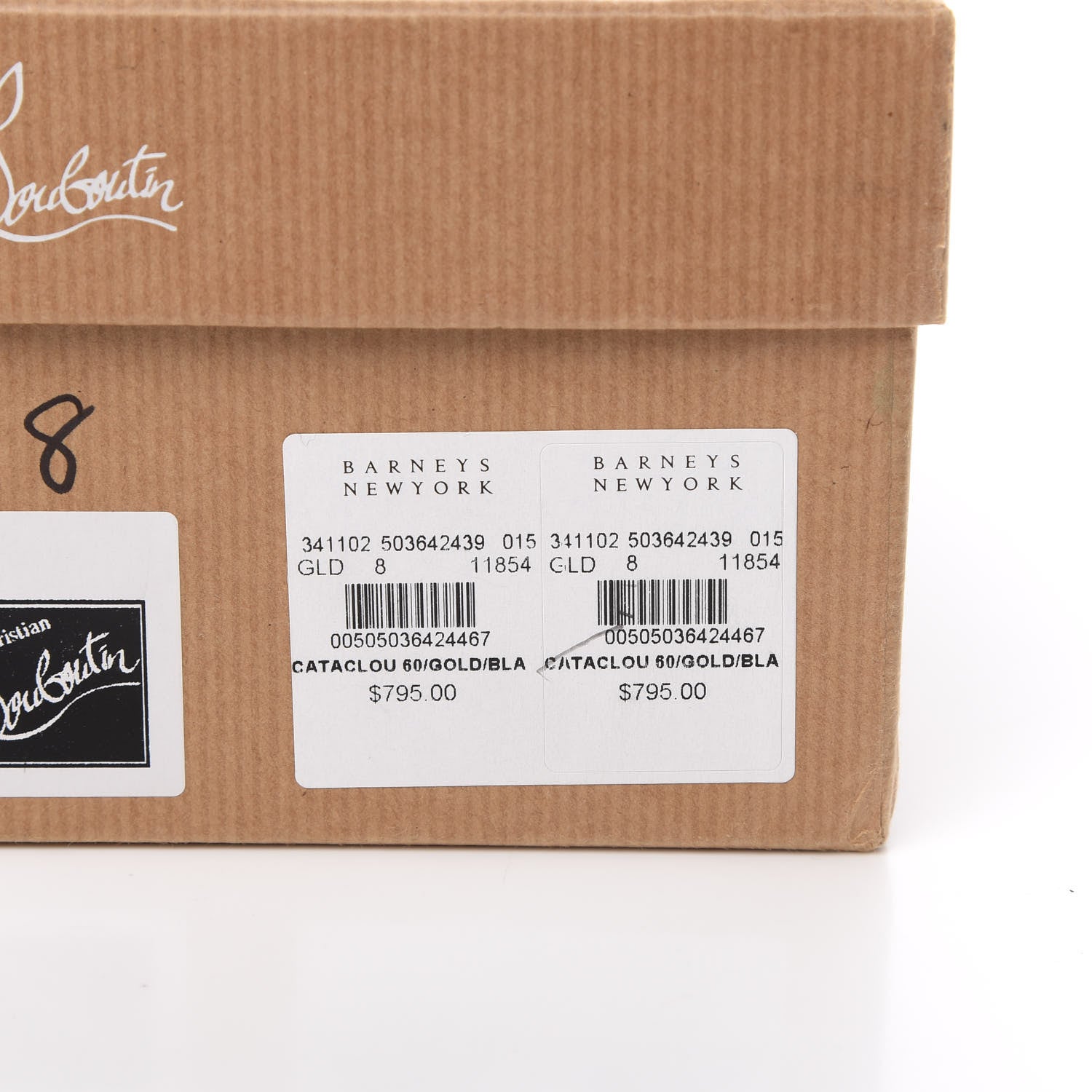 Christian Louboutin Specchio Suede Rope Cataclou 60 Platform Sandals 38 Gold Black 13 of 13