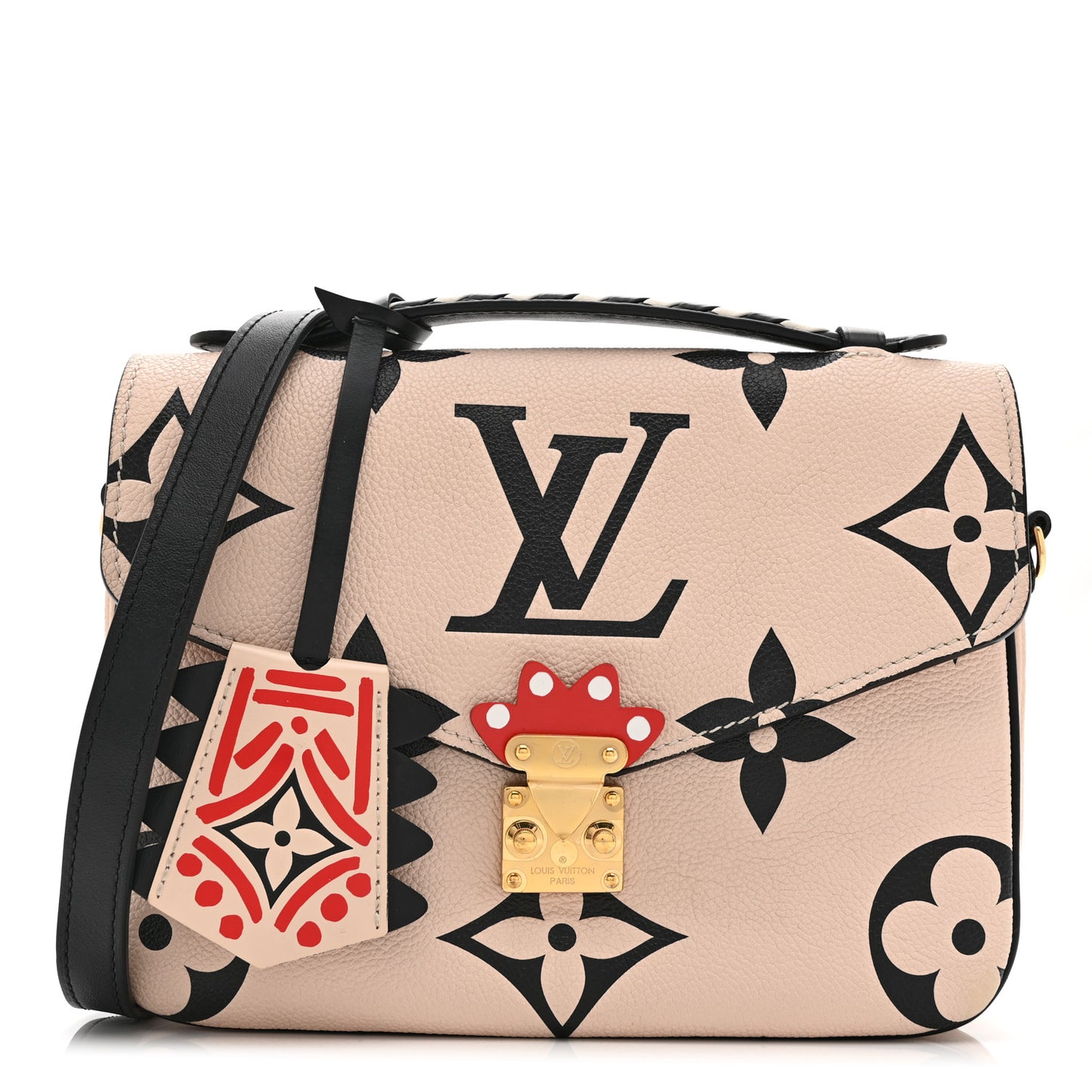 Empreinte Monogram Giant Crafty Pochette Metis Creme Black