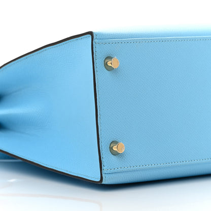 Hermes Epsom Kelly Sellier 28 Celeste 9 of 12