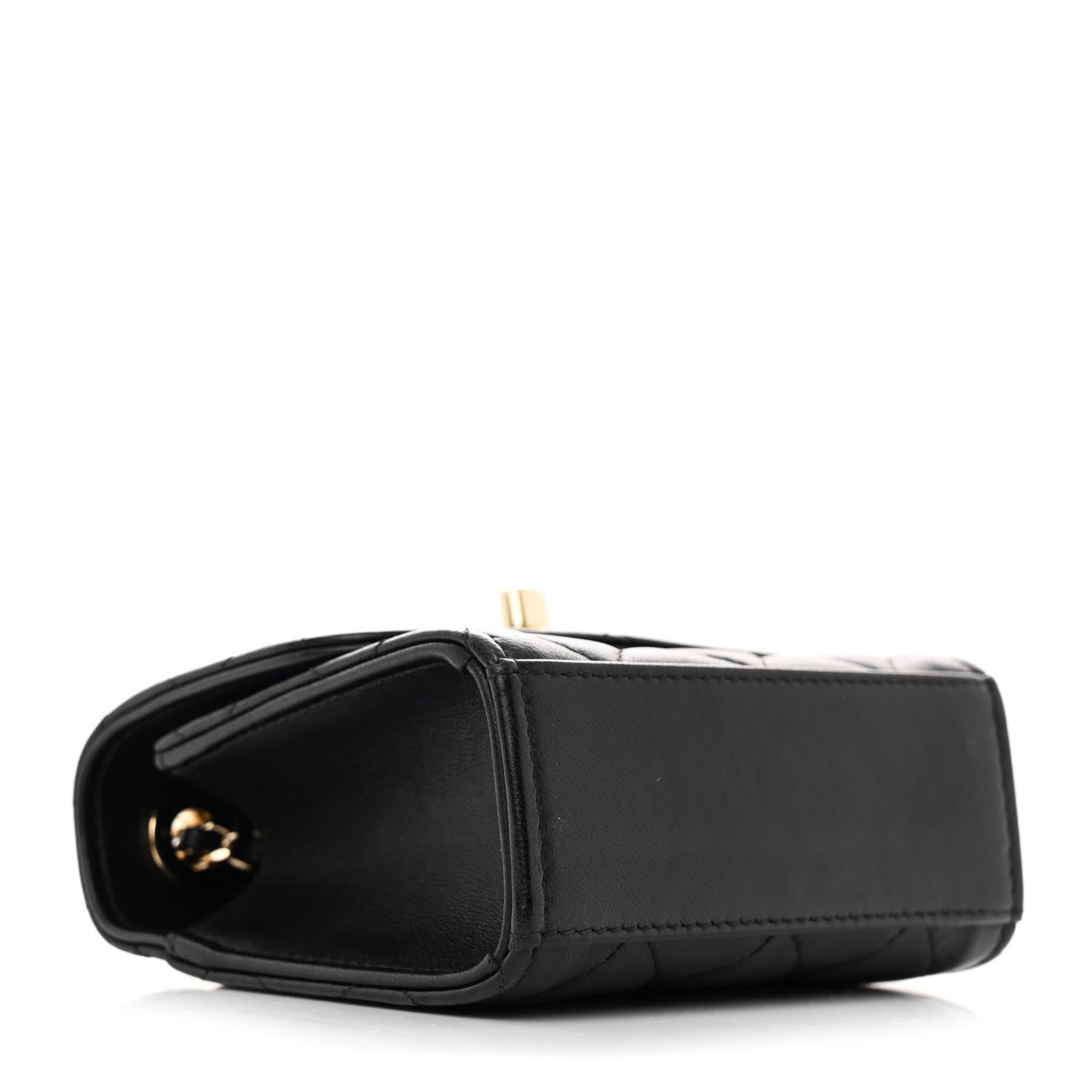 Chanel Lambskin Quilted Mini Trendy CC Chain Wallet Black 4 of 11