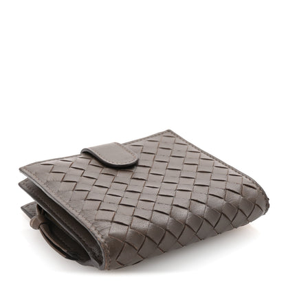 Bottega Veneta Nappa Intrecciato Bifold Zip Wallet Ebano 4 of 8