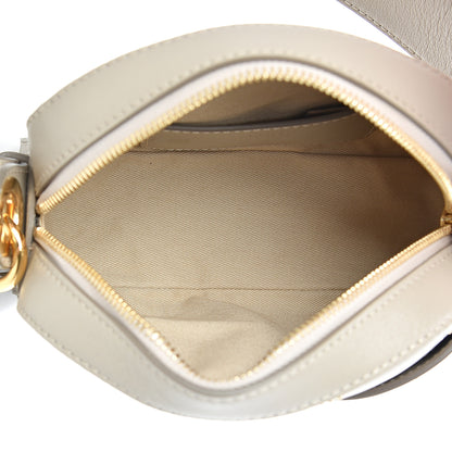 Chloe Smooth Calfskin Little Horses Embroidered Shoulder Bag Pastel Grey 5 of 10