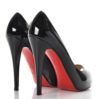 Christian Louboutin Patent Very Prive 120 Pumps 39 Black 4 of 8