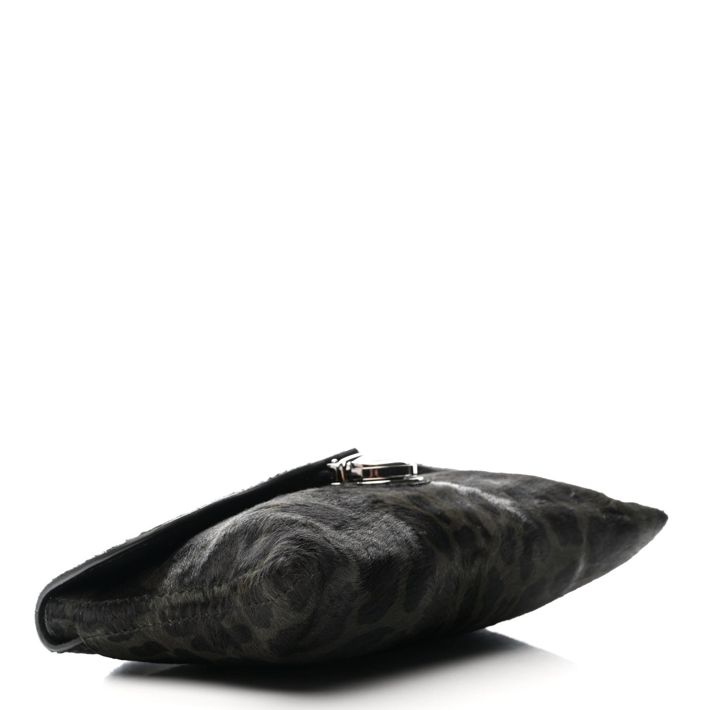Cavallino Leopard Print Pushlock Envelope Clutch Mimetico