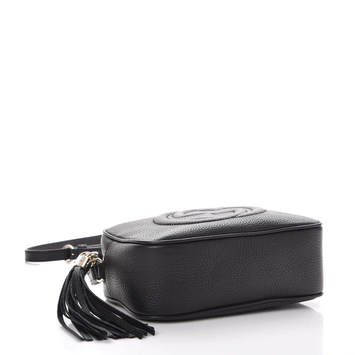 Gucci Pebbled Calfskin Small Soho Disco Bag Black 4 of 7