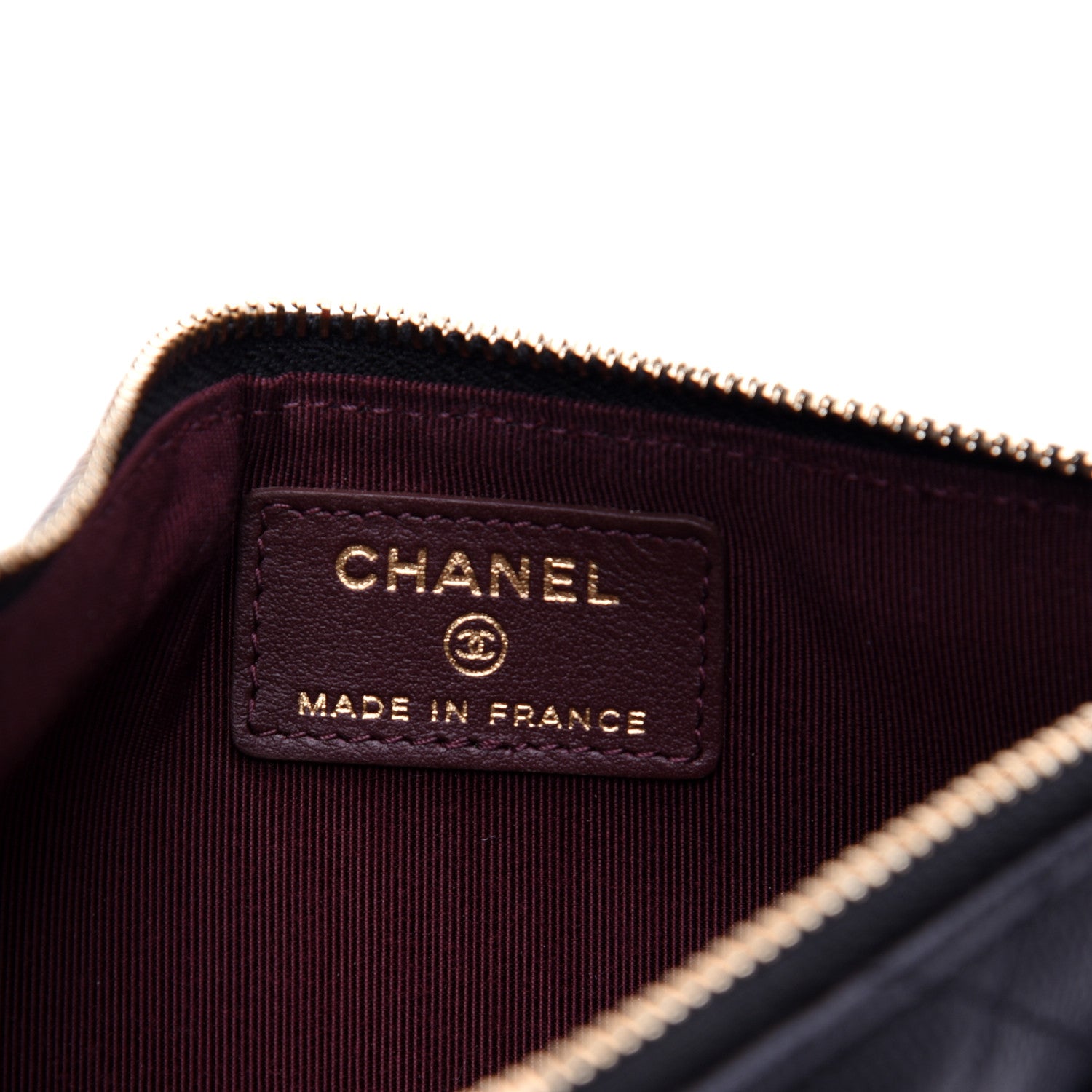 Chanel Caviar Quilted Classic Flat Wallet Pouch Black 8 of 11