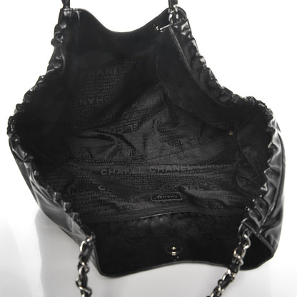 Chanel Vinyl XL Coco Cabas Black 5 of 8