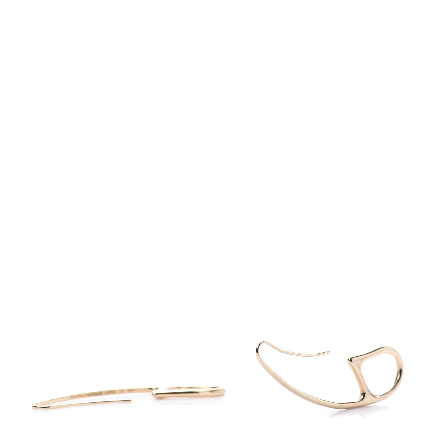 18K Rose Gold Chaine D'Ancre Punk Earrings