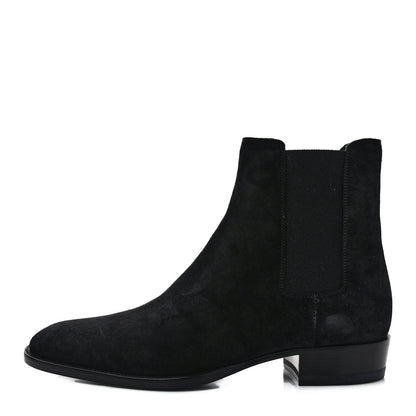 Saint Laurent Mens Suede Chelsea Boots 39 1 of 9