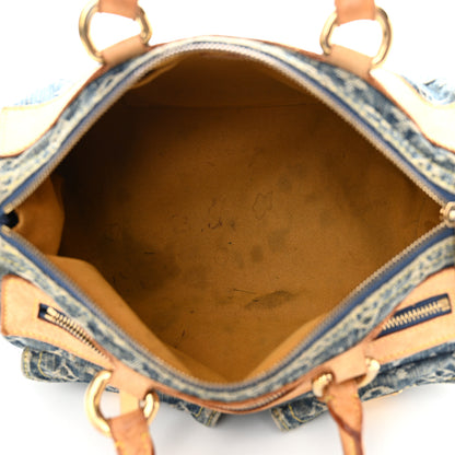 Louis Vuitton Monogram Denim Neo Speedy Blue 5 of 18