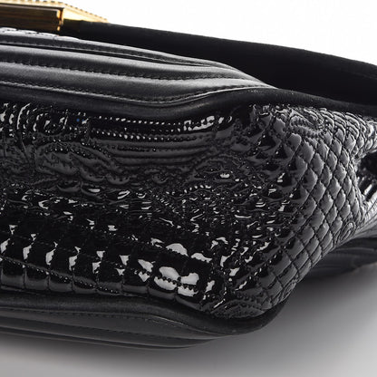 Versace Patent Vanitas Shoulder Bag Black 12 of 12