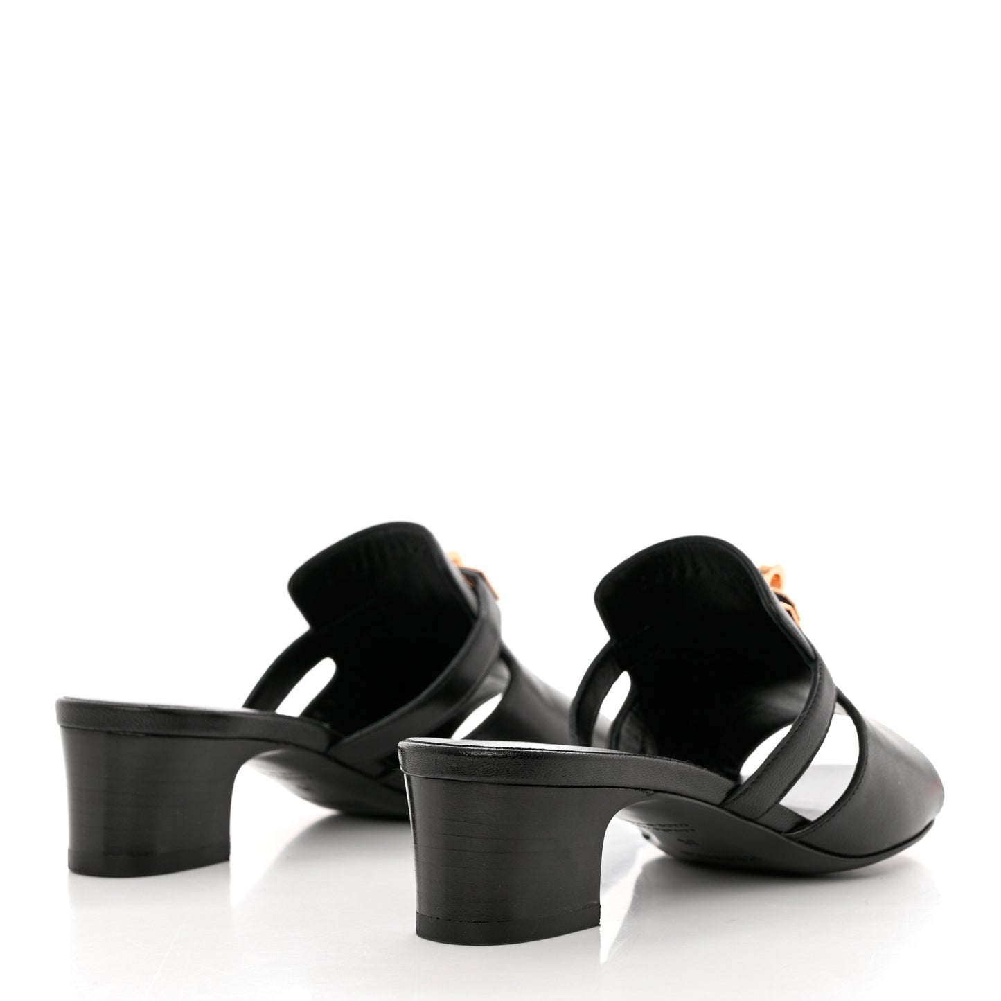 Goatskin Candy Sandals 35 Black