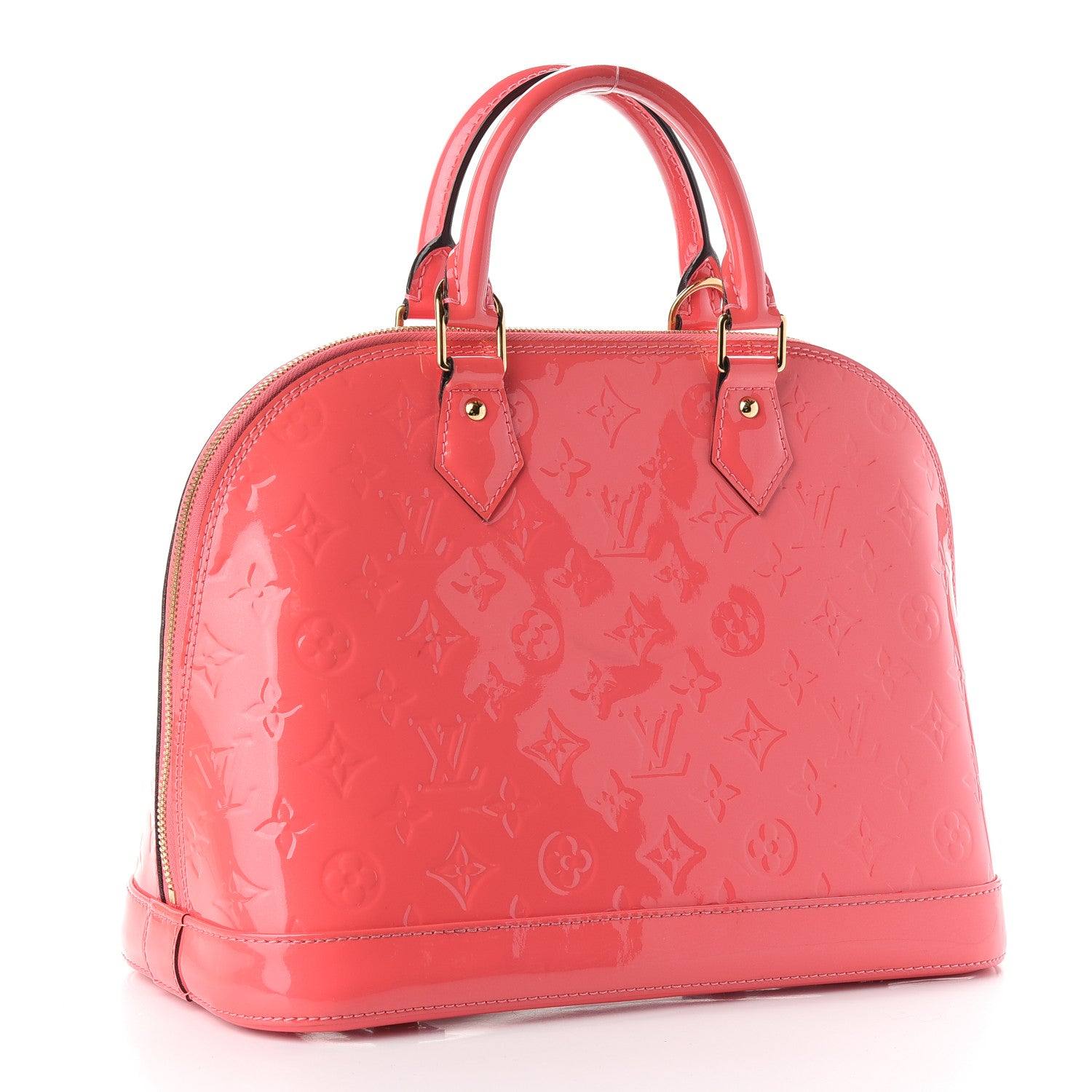 Louis Vuitton Vernis Alma PM Rose Litchi 3 of 11