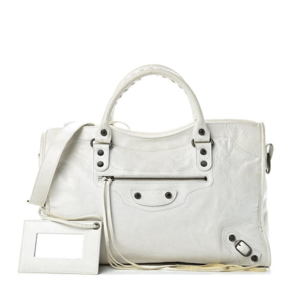 Balenciaga Agneau Classic Hardware City White 1 of 17