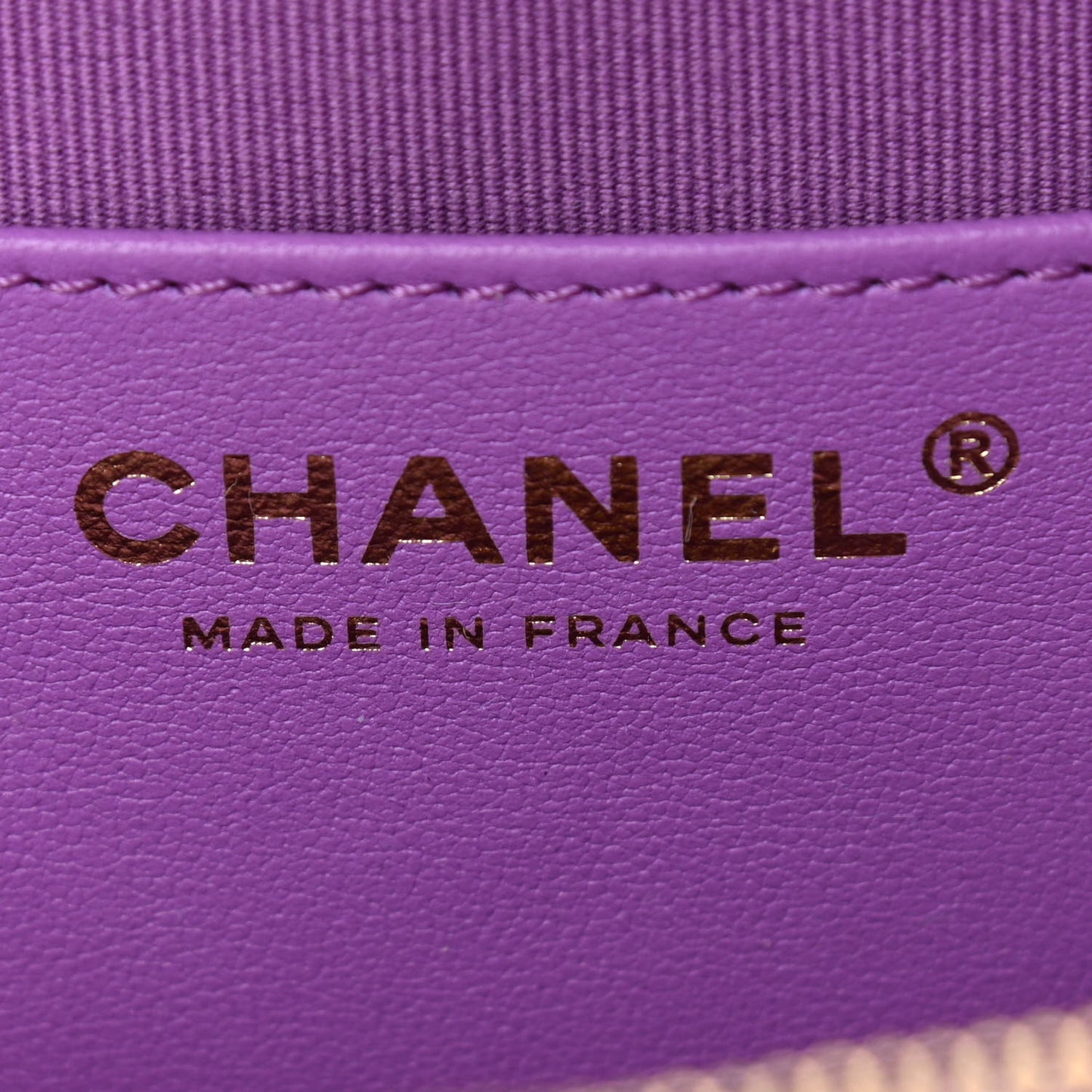 Lambskin Quilted CC In Love Heart Bag Purple