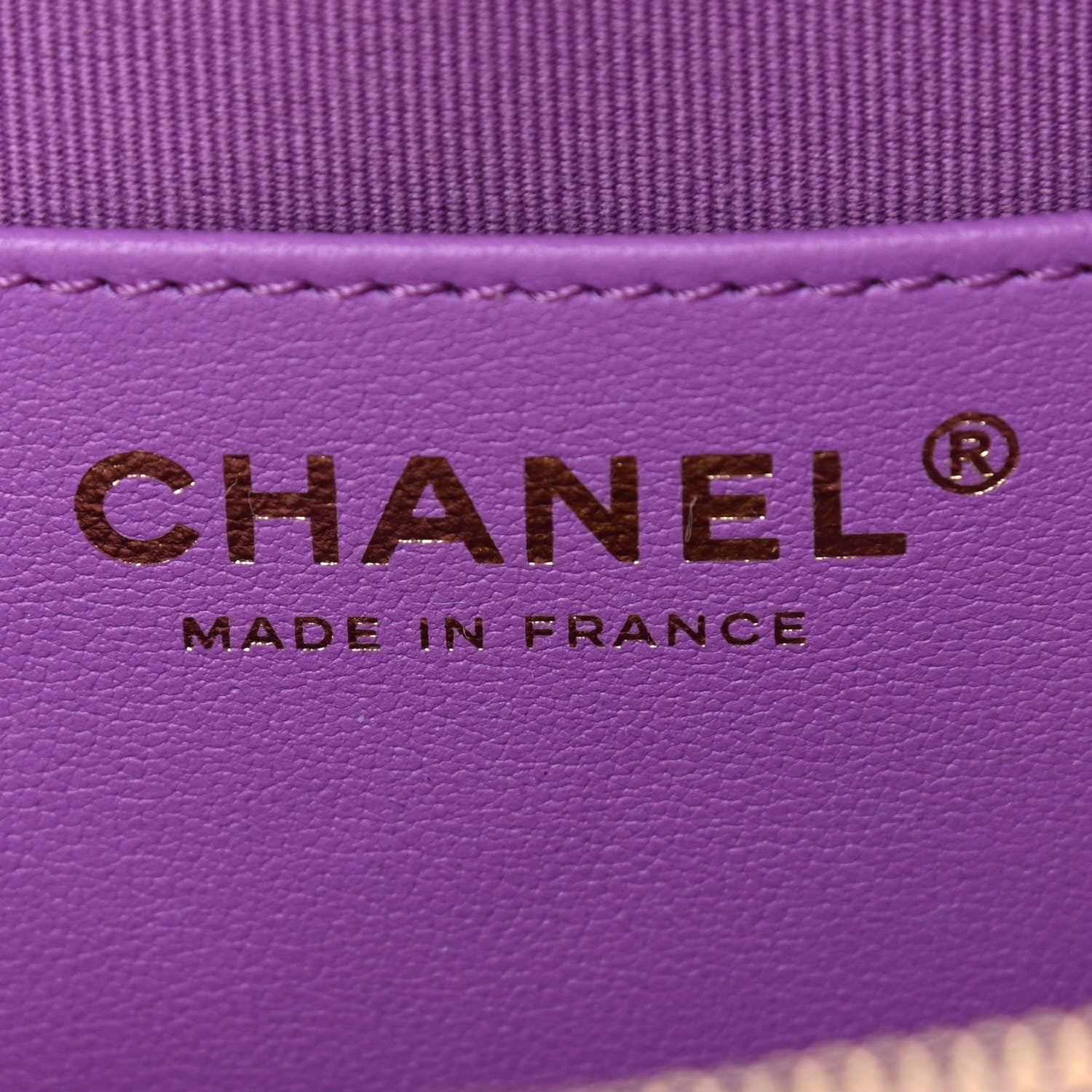 Chanel Lambskin Quilted CC In Love Heart Bag Purple 6 of 11