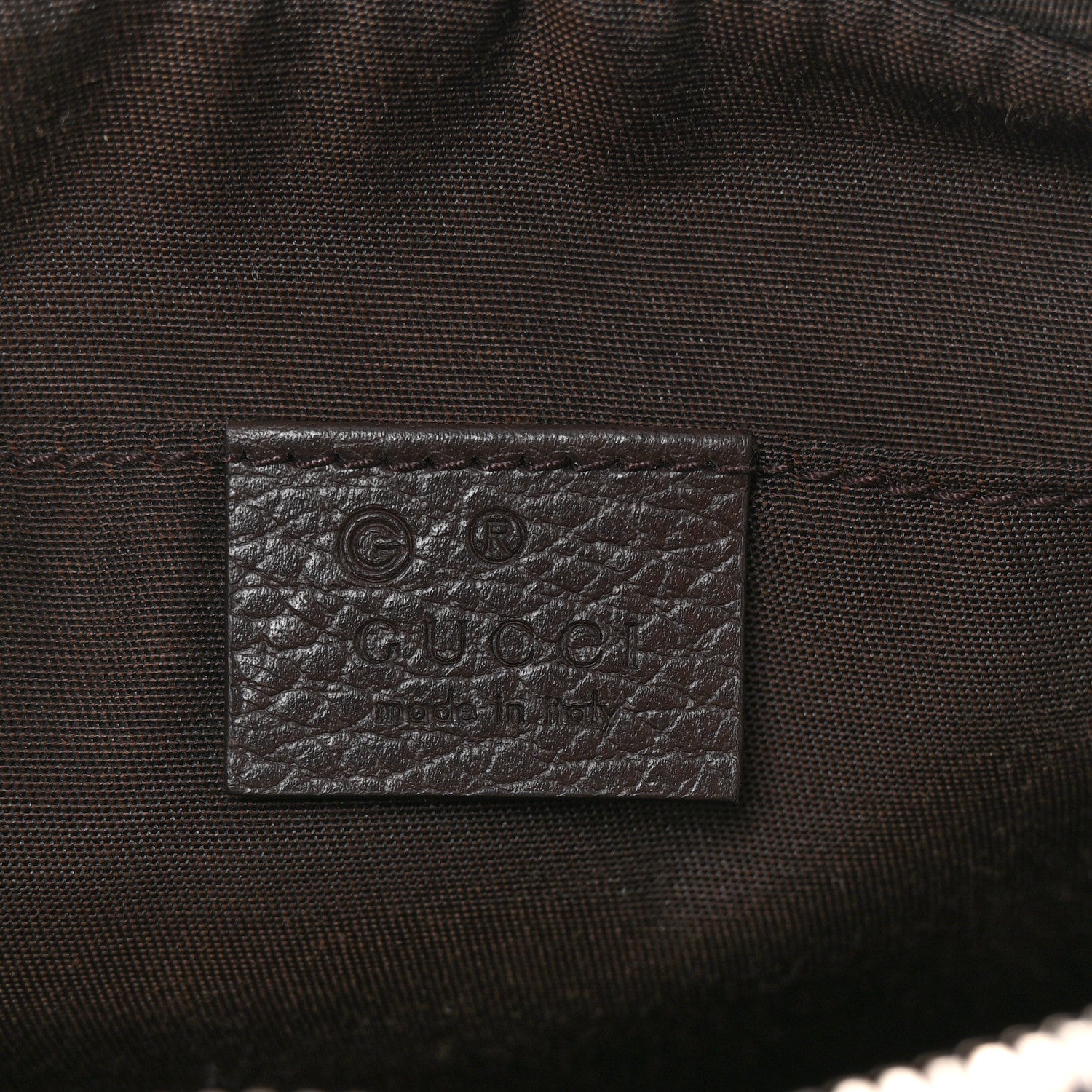 Gucci Monogram Belt Bag Dark Brown 10 of 23
