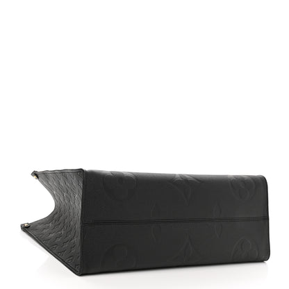 Louis Vuitton Empreinte Monogram Giant Onthego GM Black 4 of 9