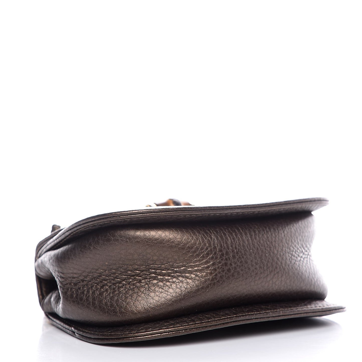Calfskin Mini Bamboo Night Evening Bag Bronze
