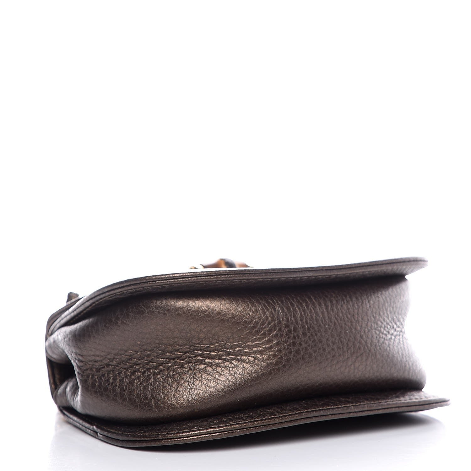 Gucci Calfskin Mini Bamboo Night Evening Bag Bronze 4 of 7