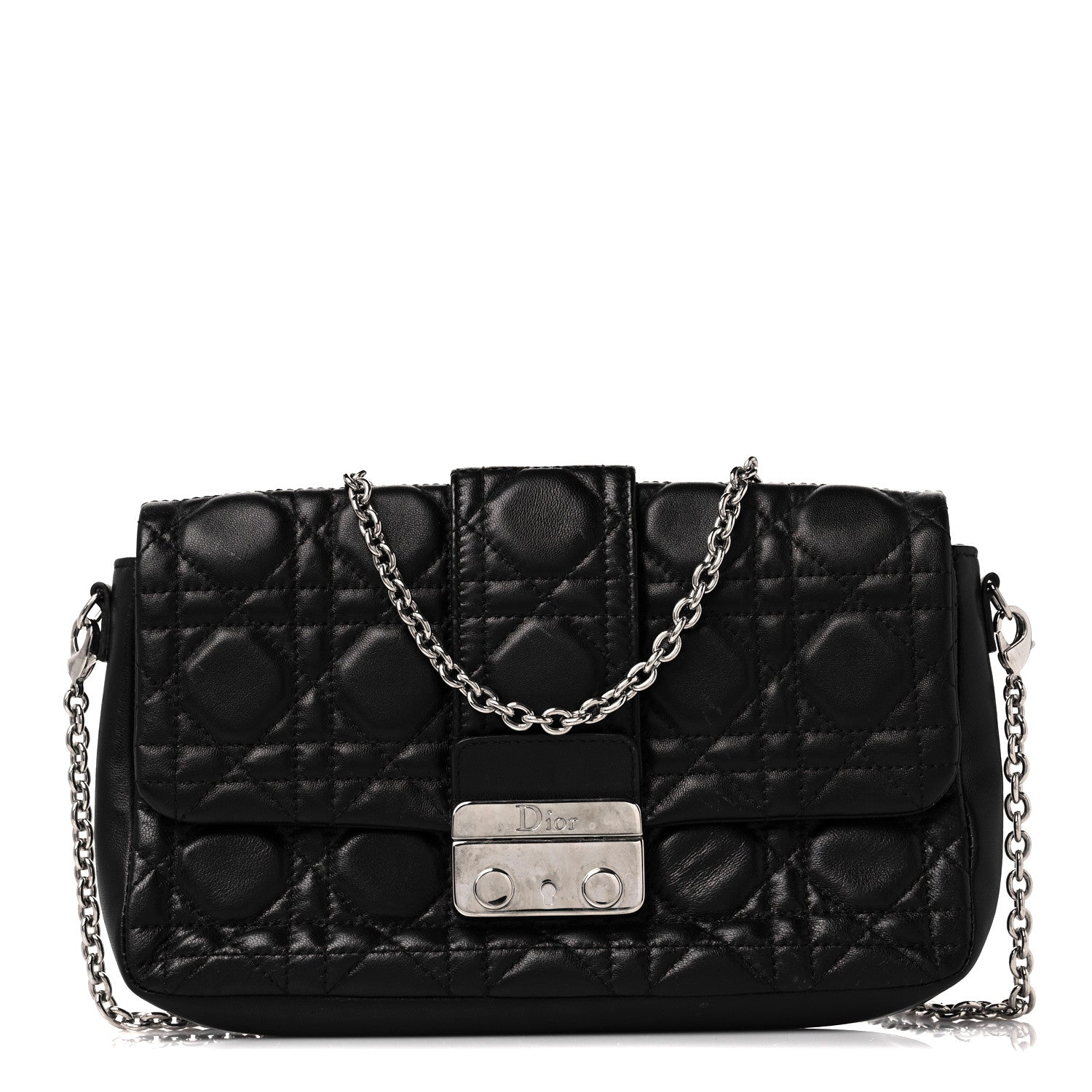 Christian Dior Lambskin Cannage Mini Miss Dior Flap Black 1 of 8