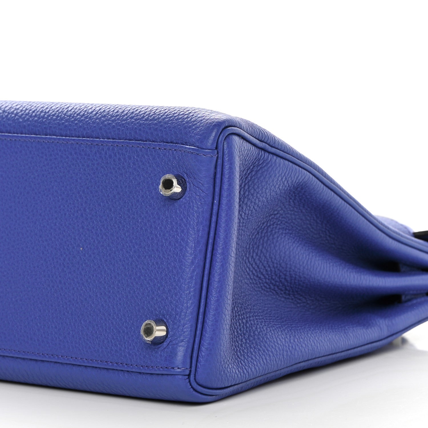 Hermes Togo Kelly Retourne 32 Bleu Electrique 10 of 17