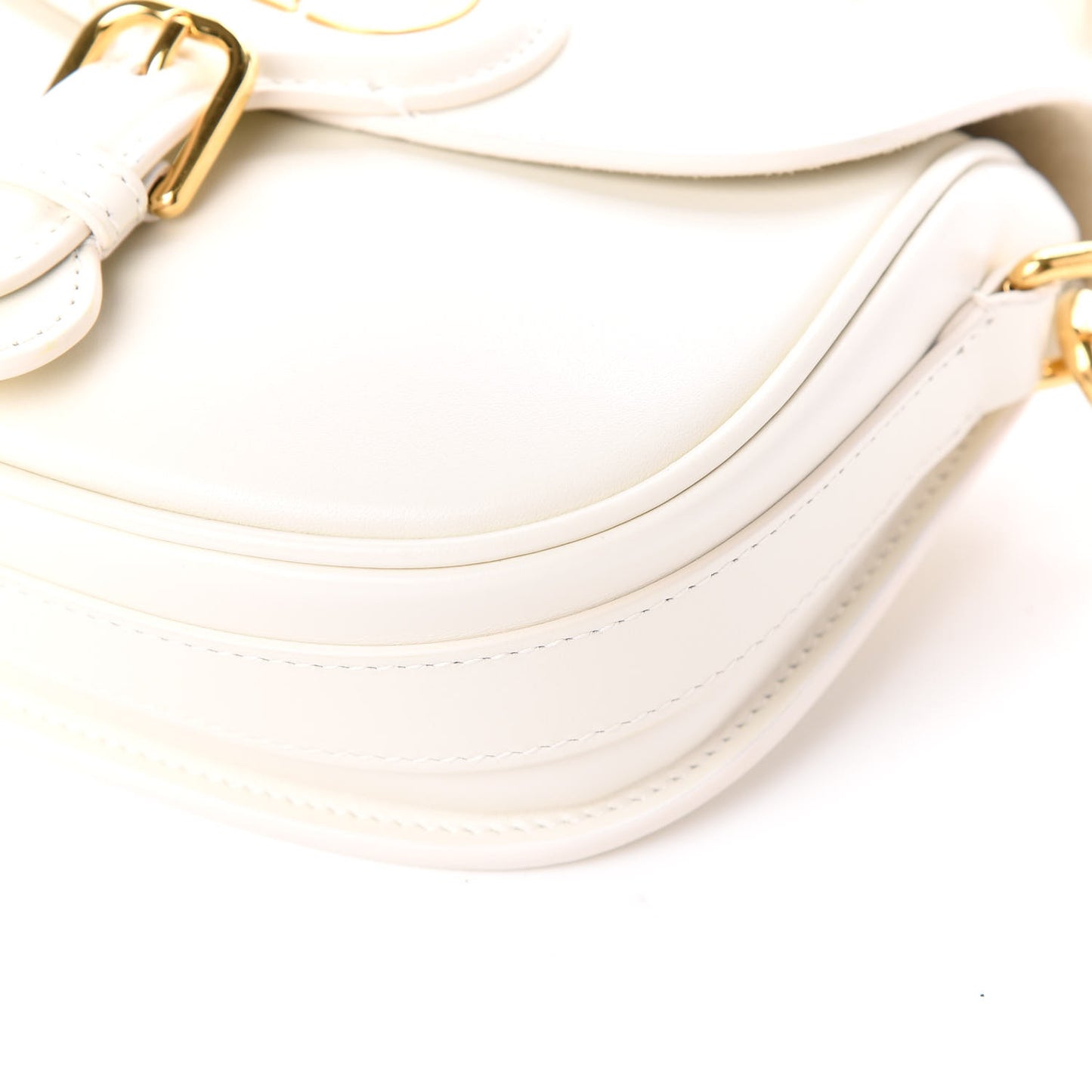 Box Calfskin Small Bobby Bag White