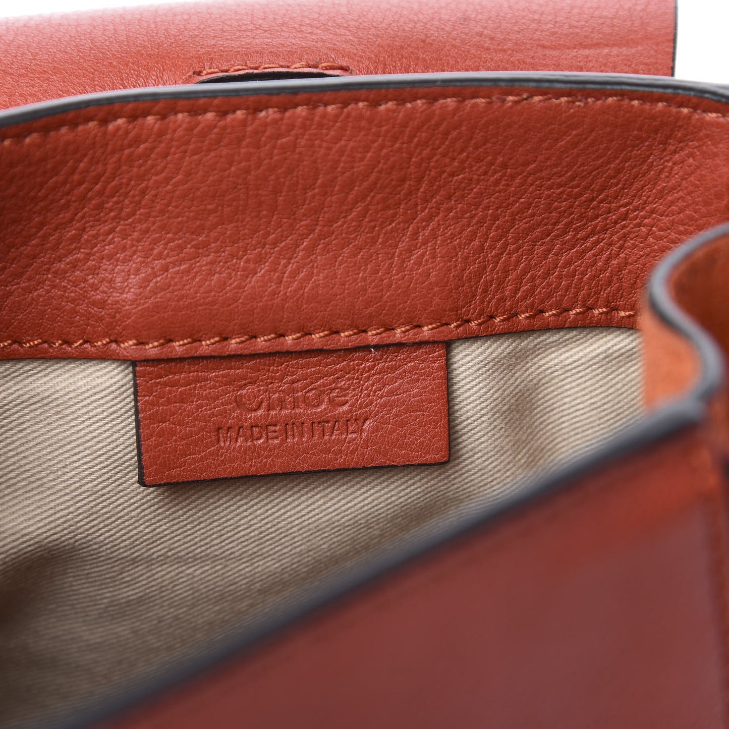 Suede Calfskin Mini Faye Backpack Earthy Red