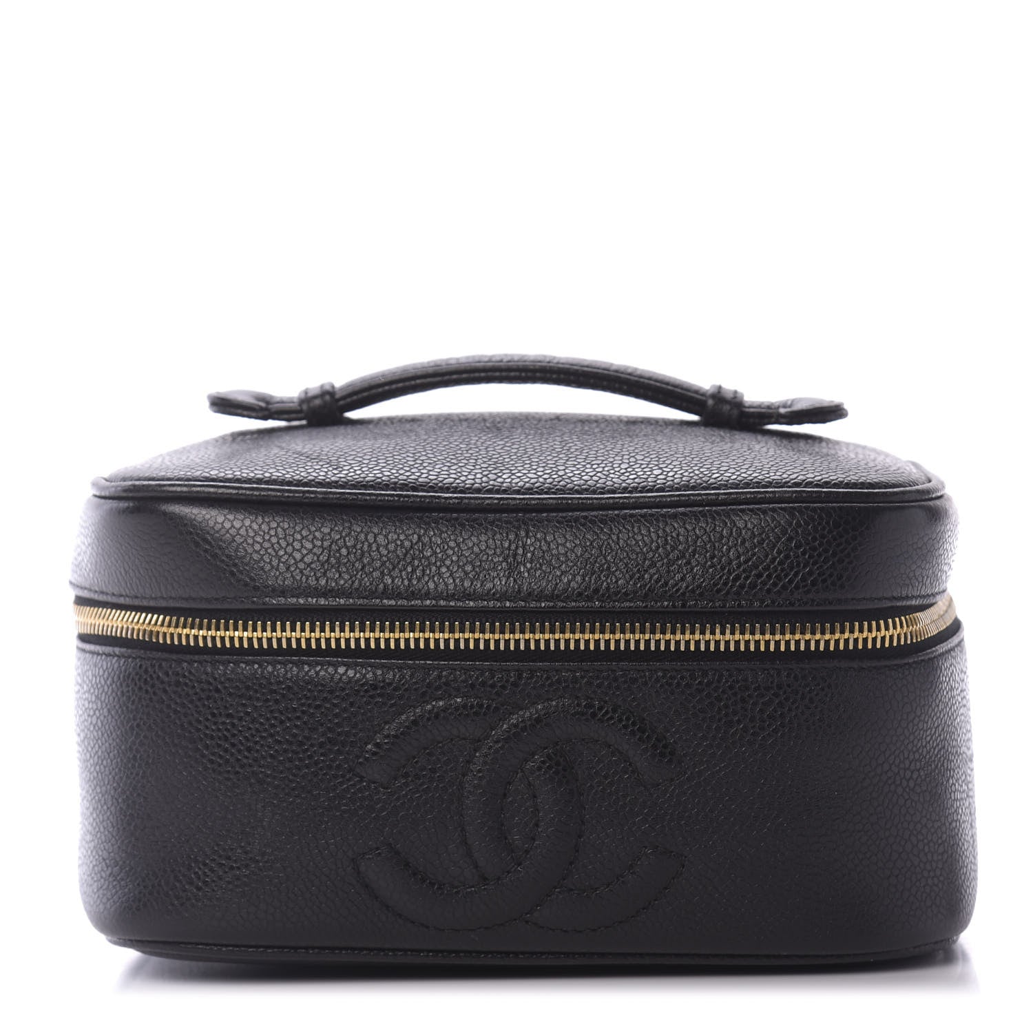 Chanel Caviar Vanity Cosmetic Case Black 1 of 11
